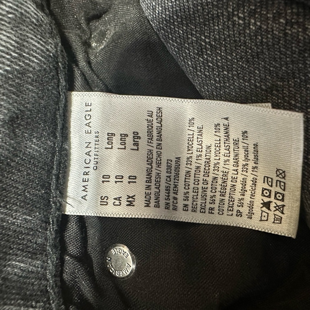 American Eagle Outfitters Black Denim Pants - Picture 4 of 6